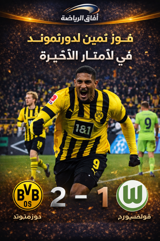 فوز دورتموند في اللحظات الحاسمة